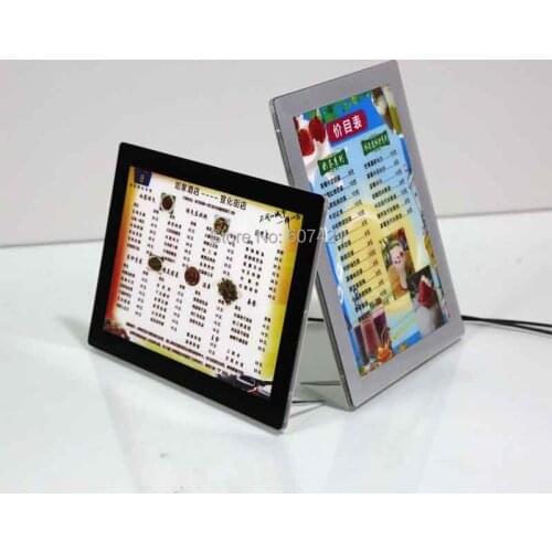 A3 Single Sided Magnetic Front Panel Lightboxes Poster Frames,Free Standing Illuminated Poster Display Stands