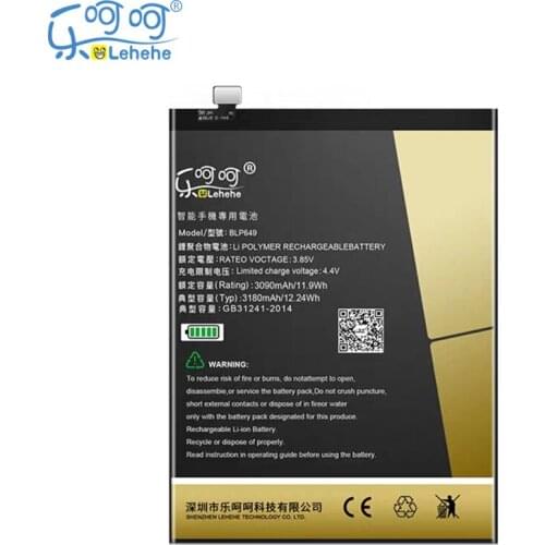 Original LEHEHE Battery for OPPO A83 A83T A83M BLP649 3180mAh Smartphone Replacement Batteries with Tools Gifts