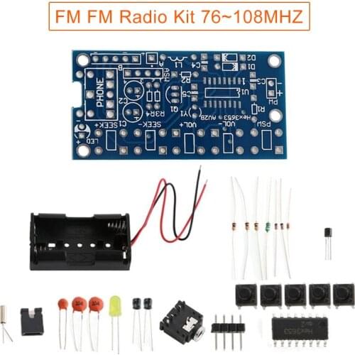 Wireless Stereo FM Radio Receiver DIY Module Kit 76MHz-108MHz VDX99