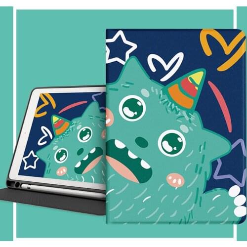 Case For ipad Pro 10.5 / Air 3 / Mini 4 / 5 With Pencil Holder Smart Cover For iPad 9.7 2017 2018 6th 5th / 10.2 7th Gen Funda