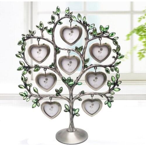 European 8pictures antique tree shape picture frame album photo baby album vintage frame scrapbooking babyhome decoration XC060