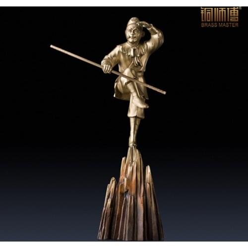 Master copper copper ornaments "fighting over the Buddha" Home Furnishing Crafts Ornament accessories living room decoration