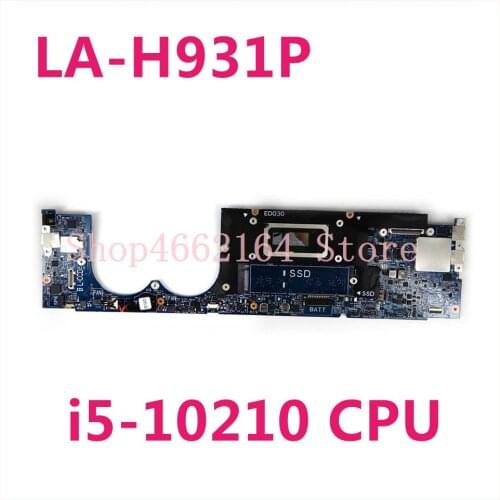 CN 0XVGGW XVGGW EDP35 LA-H931P i5-10210CPU Mainboard For DELL XPS 13-7390 Laptop Motherboard 100%Tested Working Well