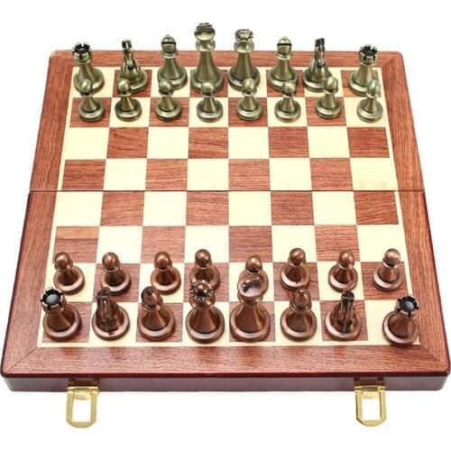 International Chess Toy Educational Folding Board Game Toys For Children Adults Christmas Bithday Party Board Game Toys Gifts
