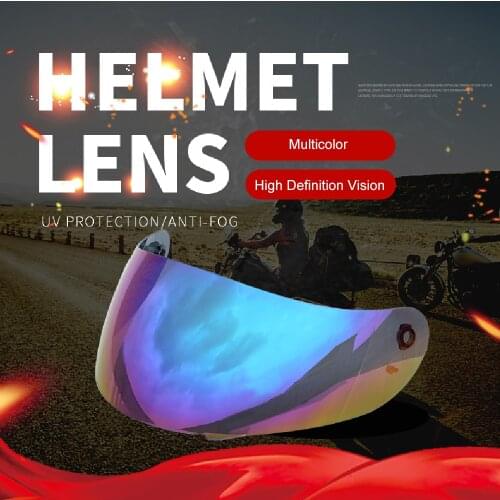 Motorcycle Anti-UV Anti-Scratch Wind Shield Helmets Lens Visor Replacement for AGV K3/K4 Motorbike Helmet Lens Full Face