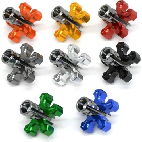 Motorcycle CNC Billet Clutch Cable Wire Adjuster Screw M8 M10 *1.25 For Yamaha XS750 XS850 XT600E XT660X XTZ660 XTZ750 XV1100