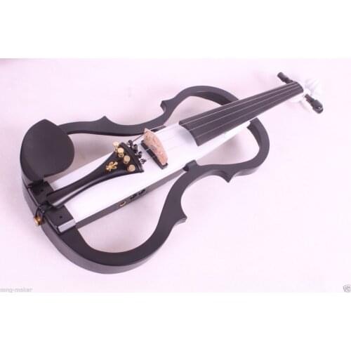 New 4/4 Electric Violin Solid wood Powerful Sound Big jack Small jack Master #11