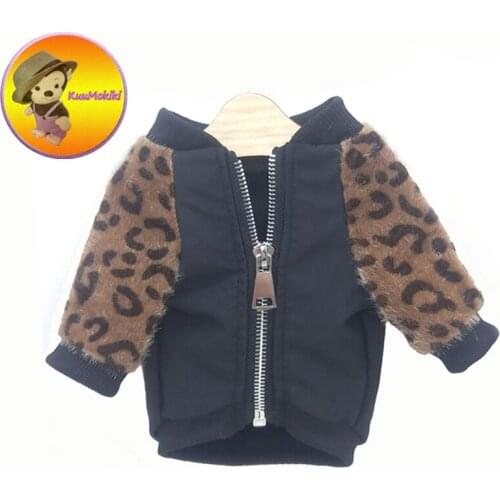 New Arrivals Pet Clothes Dog Leopard jakcet French Bulldog clothing classy dogs Leisure wind coat Vestidos Pet Apparel