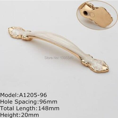 New 96mm Sample Bactard Cabinet Hanles Euro-Style Furniture White Knobs Creative Modern Cupboard Closet Drawer Handle Pulls Bars