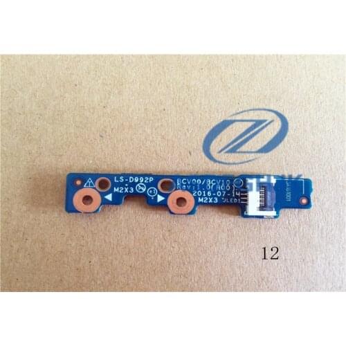 Original LS-D992P OEM FOR DELL LED BOARD W/ CABLE INSPIRON 15 7567 P65F SERIES 100% Test OK