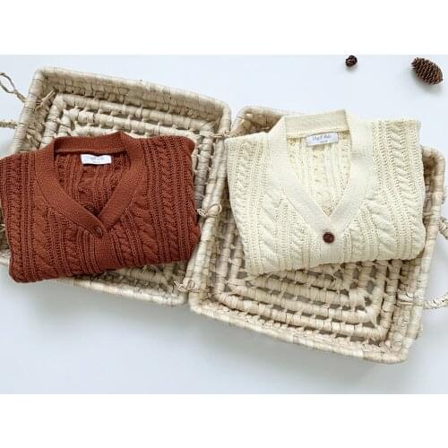 Autumn Winter Baby Boys Sweater Toddler Boys Knitwear Long-Sleeve Cotton Cardigans Kids Sweater Coat Fashion Children Clothes