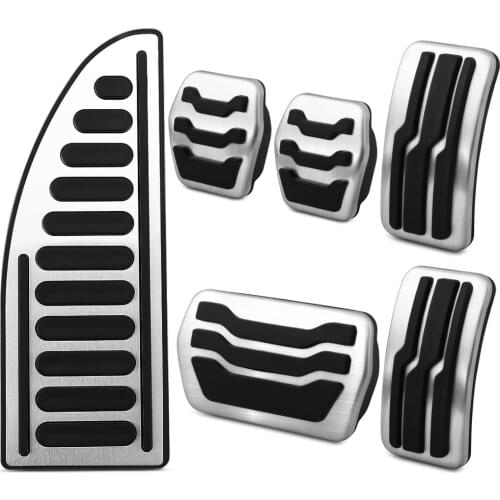 Stainless Steel Car Interior Rest Pedals Fuel Gas Brake Pedal Cover for Ford C-Max CMax S-Max MK2 2011~2019 Accessories