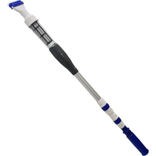 Handheld Swimming Pool Vacuum Telescoping Battery Operated Lightweight