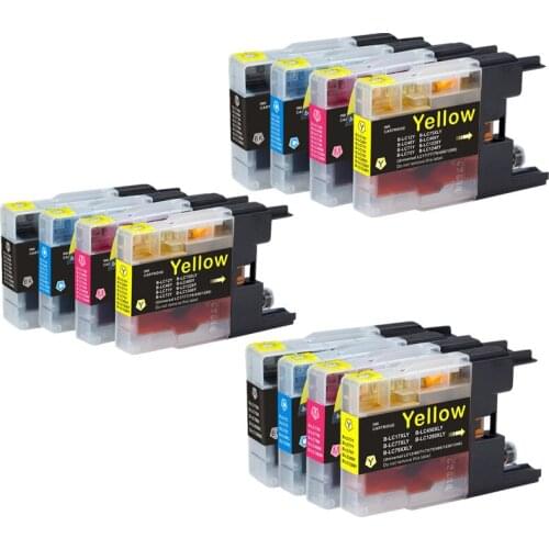 Compatible FOR Brother LC12 LC40 LC71 LC73 LC75 LC400 LC1220 LC1240 Ink Cartridge For Brother MFC-J6910CDW J6710CDW DCP-J525N