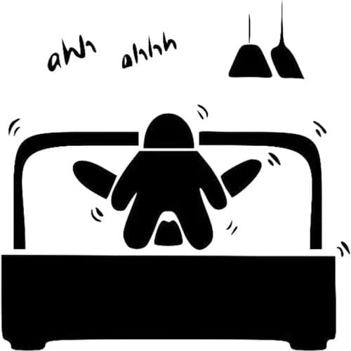 18.2cm*18.4cm Sex Couple Woman Love Fashion Car-Styling Decor Car Sticker