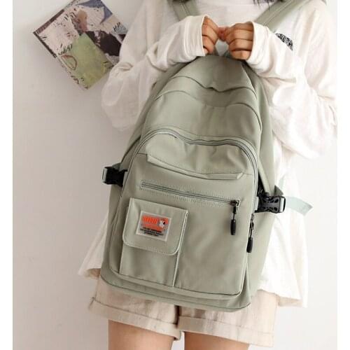 Japanese Fashion Womens Backpack Female Large Capacity School Bag for Girls Boy Korean Ins High School Student Backpack Woman