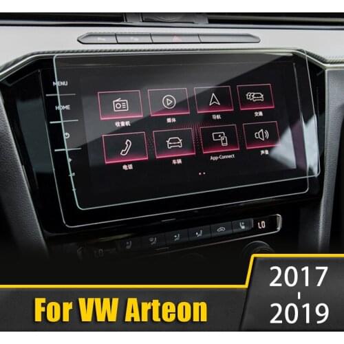Car Navigation Screen Tempered Glass Protector Touch Display Film For Volkswagen VW Tiguan R Line 2021 2022 Arteon 2017-2021