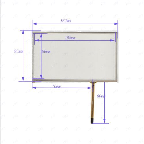 ZhiYuSun 7125 this is compatible Contact point up 7inch HLDTP2706 Touch sensor glass Resistance screen HLD-TP-2706