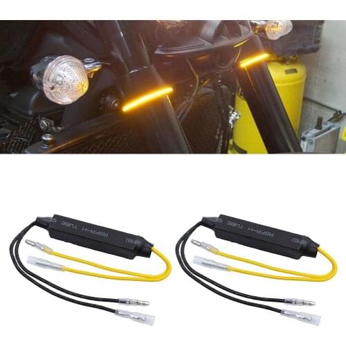 Turn Signal Light Resistance Decoder Motorcycle Indicator 27W 26 Ohm LED Light Load Resistor Flasher Flash Blinker Adapter 1Pair