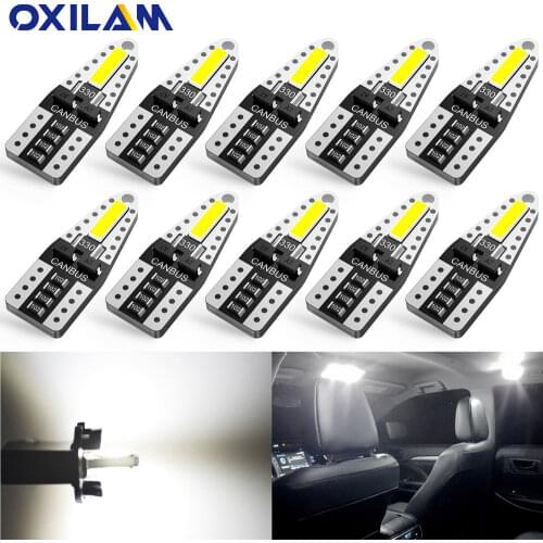 10Pcs 194 168 T10 W5W LED Canbus No Error Car Interior Lights For Kia Optima Sportage 3 4 Sorento Rio 3 4 Ceed Jd Picanto Cerato
