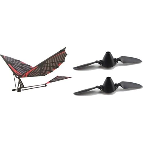 2 Set RC Car Part: 1 Set Aircraft Assembly Flapping Wing Aircraft Model & 1 Set Xk A800.0006 Propeller Folding Blades