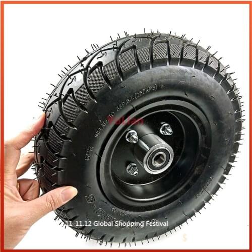 4.10/3.50-5 inner outer tyre rim for 3wheel scooter,electric scooter,Warehouse cart ATV Quad GoKart 12inch inflation tire wheel