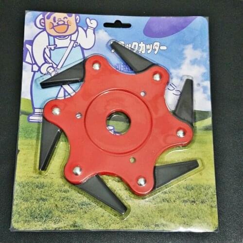 6T Power Grass Trimmer Head Easy Cutting for Brush Cutter, Garden Repair Tools Parts, Brush Cutter Blade Parts