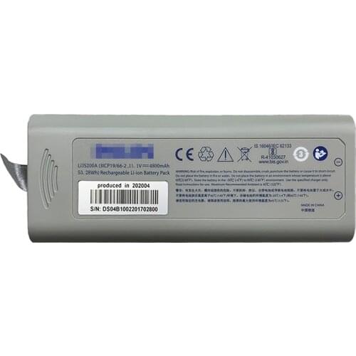 Li3S200A G40 GS10 GS20 G30E G40E Monitor Battery 3ICP19/66-2 11.1V 4800mAh Li-Ion Rechargeable Battery for Goldway