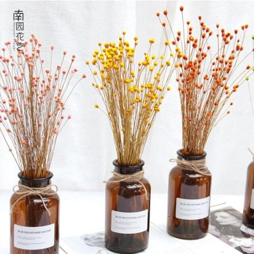 50Pcs Mini Happy Flower Small Natural Dried Flowers Bouquet Dry Flowers Press Decorative Photography Photo Backdrop Decoration