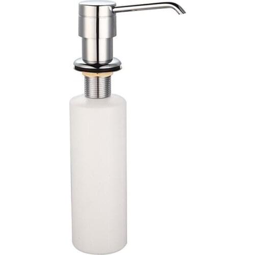Soap Dispenser White Liquid Soap Dispenser Lotion Pump Cover Built In Kitchen Sink Countertop Household Practical Accessories