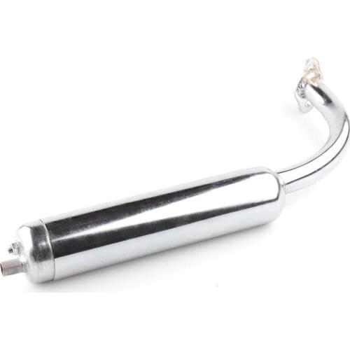 80cc 60cc 49cc 50cc Engine Motor Motorized Bicycle Bike Exhaust Pipe Muffler siliver