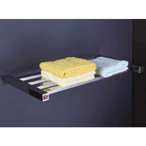 304 Stainless Steel Heated Towel Rail Electric Single Layer Towel Warmer for Bathroom TW-RT17 Mirror polish