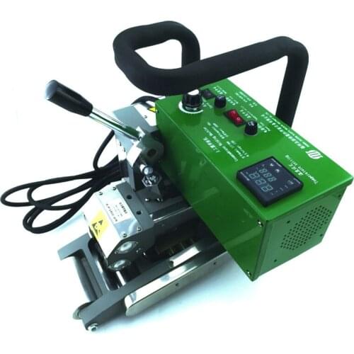 HDPE PEAD PVC Geomembrane Sheet Hot Wedge Welding Machine Dual digital display hot air torch heat element geomembrane testing