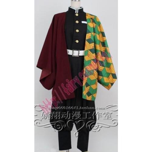 Demon Slayer Kimetsu no Yaiba Giyu Tomioka Giyuu Cosplay Costume