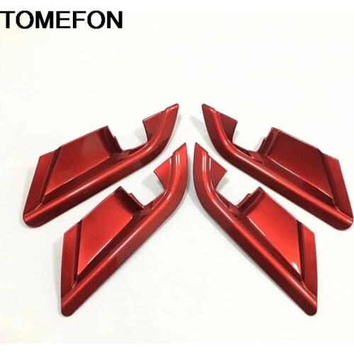 TOMEFON For Toyota Camry XV70 2017 2018 2019 Inner Door Handle Bowl Cover Trim Decoration Frame Auto Interior Accessories ABS