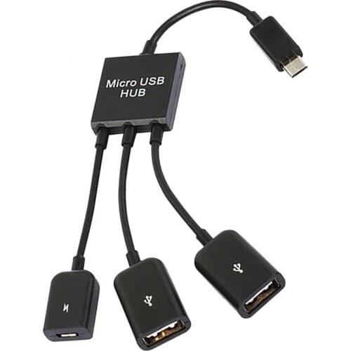 3 in 1 Micro USB OTG Cable Data Transfer Micro USB Male to Female Adapter Game Mouse Keyboard Adapter Cable For Samsung Huawei