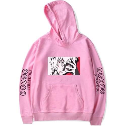 Fashion Bungo Stray Dogs Men Women Hoodies Print Sweatshirts Harajuku Hip Hop Pullover Casual Clothes Streetwear Hoodies