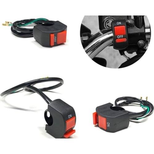Motorfiets Stuur Mistlamp Schakelaar Aan-uit Knop Schakelaar Koplamp Angel Eyes Licht Motorbike Accessories