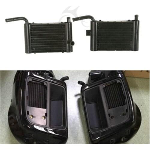 Motorcycle Lower Vented Fairing Radiator Cooler For Harley Touring Twin Cam FLHT FLTR FLHX 2014-2020 2019 2018