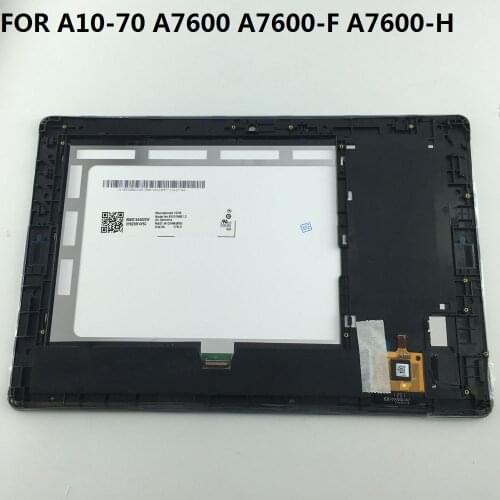 New 10.1" For Lenovo A10-70 A7600 A7600-F A7600-H LCD Display With Touch Full Assembly Panel Repair Parts BP101WX1-210 Tablet PC