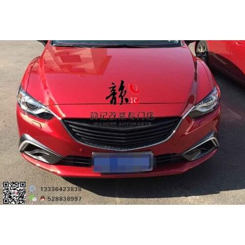 Fit for MAZDA ATENZA J-uNit junit Carbon fiber wing spoiler lips