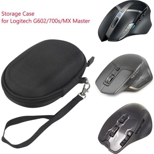 Portable Durable Wireless Mouse Storage Case Hard Travel Pouch Cover Bag for Logitech G602/700s/MX Master 3 Wireless Mouse