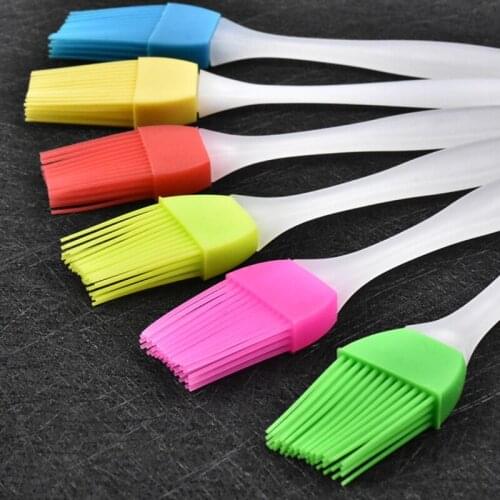 Cake Baking Silicone Handle Brush High Temperature Barbecue Brush Bread Oil Cream Cooking Basting Brush Kitchen Accessories