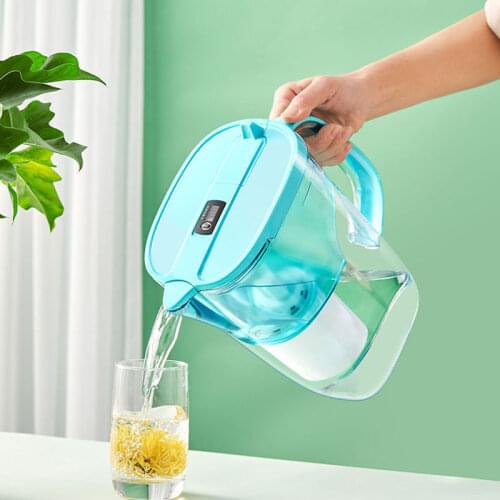 Smart Timing Activated Carbon Net Kettle Water Filter Purifier Ionizer Generator for Health Kitchen Home Office Filters Pitcher