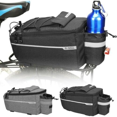 Bicycle Carrier Bag Large-capacity Bike Rack Pannier Trunk Basket Back Seat Shelf Pouch Cycling Luggage Storage Bike Rear Bag