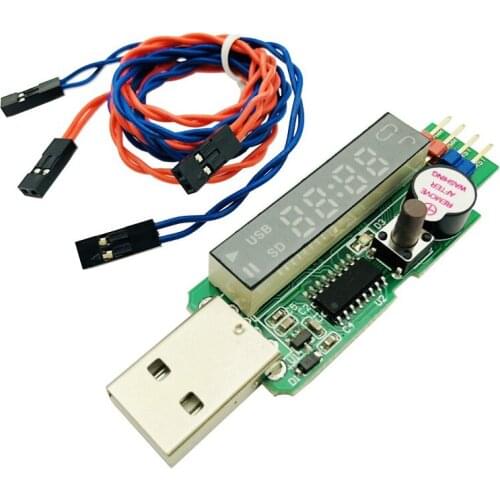 USB Watchdog Card Digital Display Unattended Automatic Restart Blue Screen Crash Timer Reboot For Gaming Server BTC Miner Mining