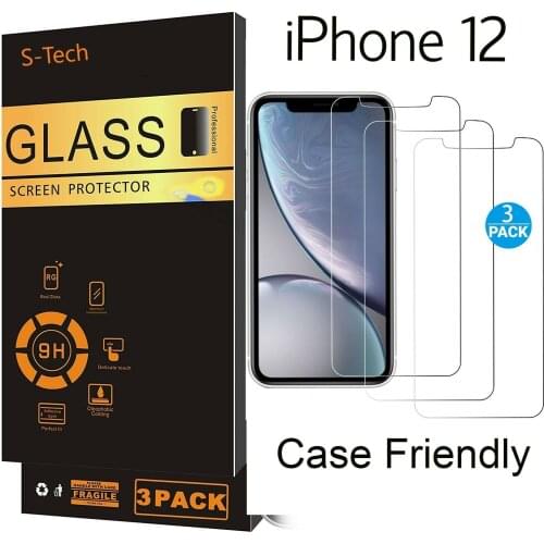 Screen Protector for iPhone 12 Mini / 12 Pro / 12 Max Tempered Glass Premium Full coverage Protection Film for iPhone 12 Pro Max
