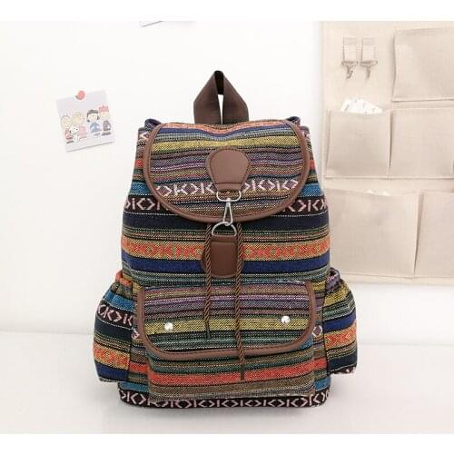 Wholesale Backpacks Women Canvas Backpack Purse Softback Fashion School Bag New Designer Bookbag High Quality Luxury Travel Bag