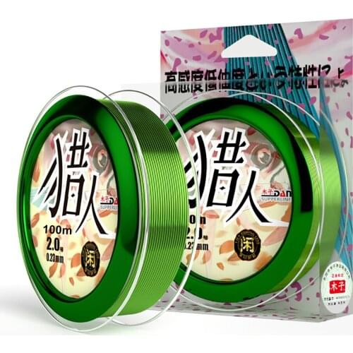 1PCS 100M Nylon Fish Line Strong Invisible Monofilament Fish Line Japanese Fish Line Main Line Abrasion Resistance Fishing Line