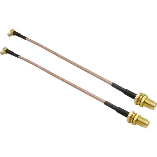 1Pcs RG316 50CM MCX Male to SMA Female Right Angle Wire Connector Low Loss RF Coaxial Pigtail Cable Plug Jack Antenna extender